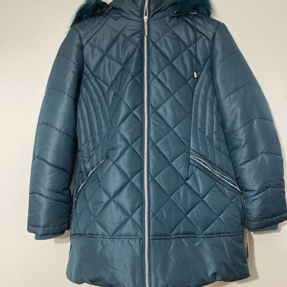 Women Long Down Winter Puffer Zip-off Coat Hooded